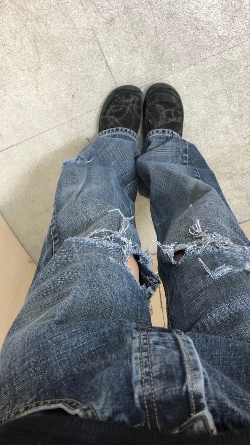 [직수입] 빈티지 moschino 데님 트라우저 상품이미지3