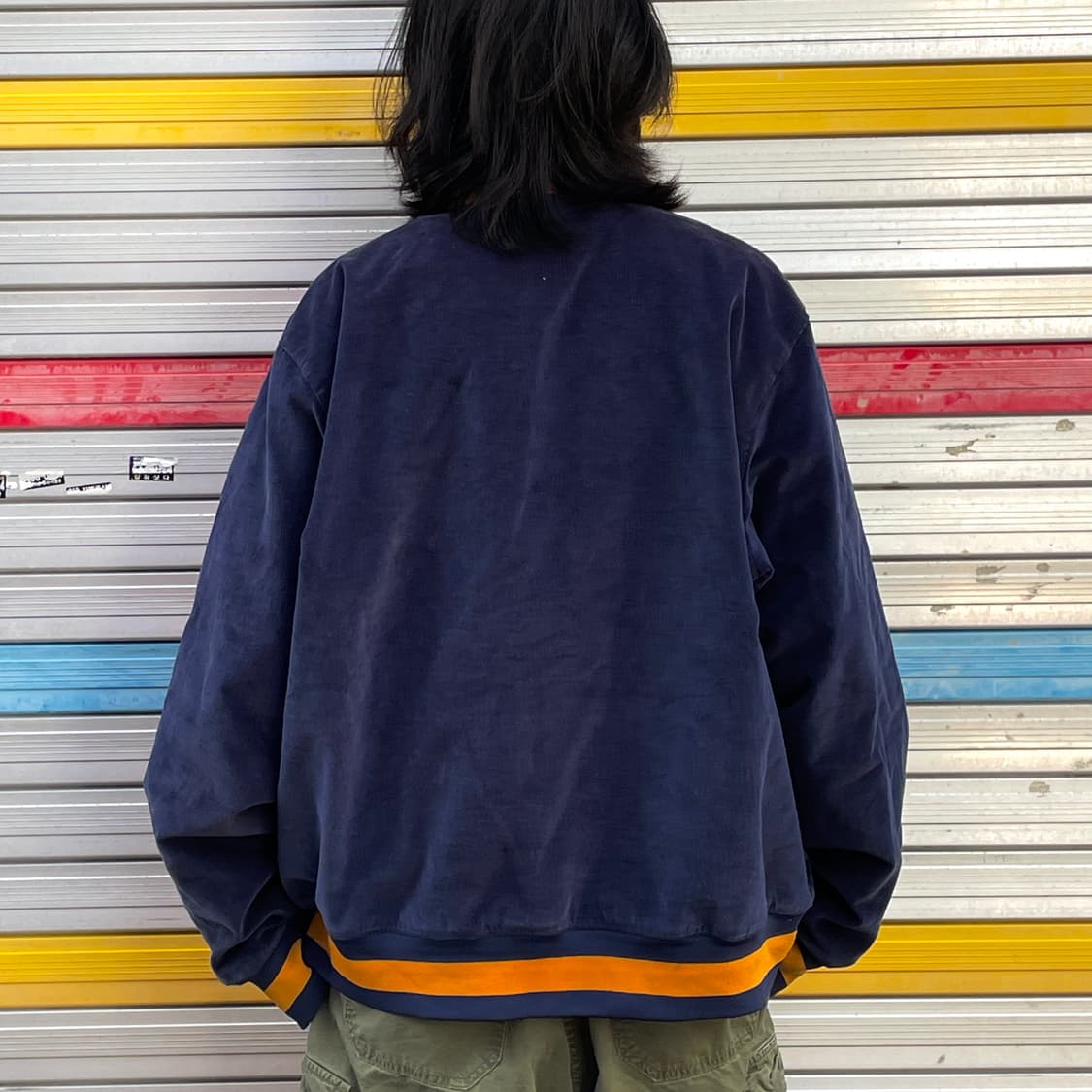 나이키 SB 코듀로이 골덴 바시티 봄버 올드스쿨 자켓 XXL 상품이미지3