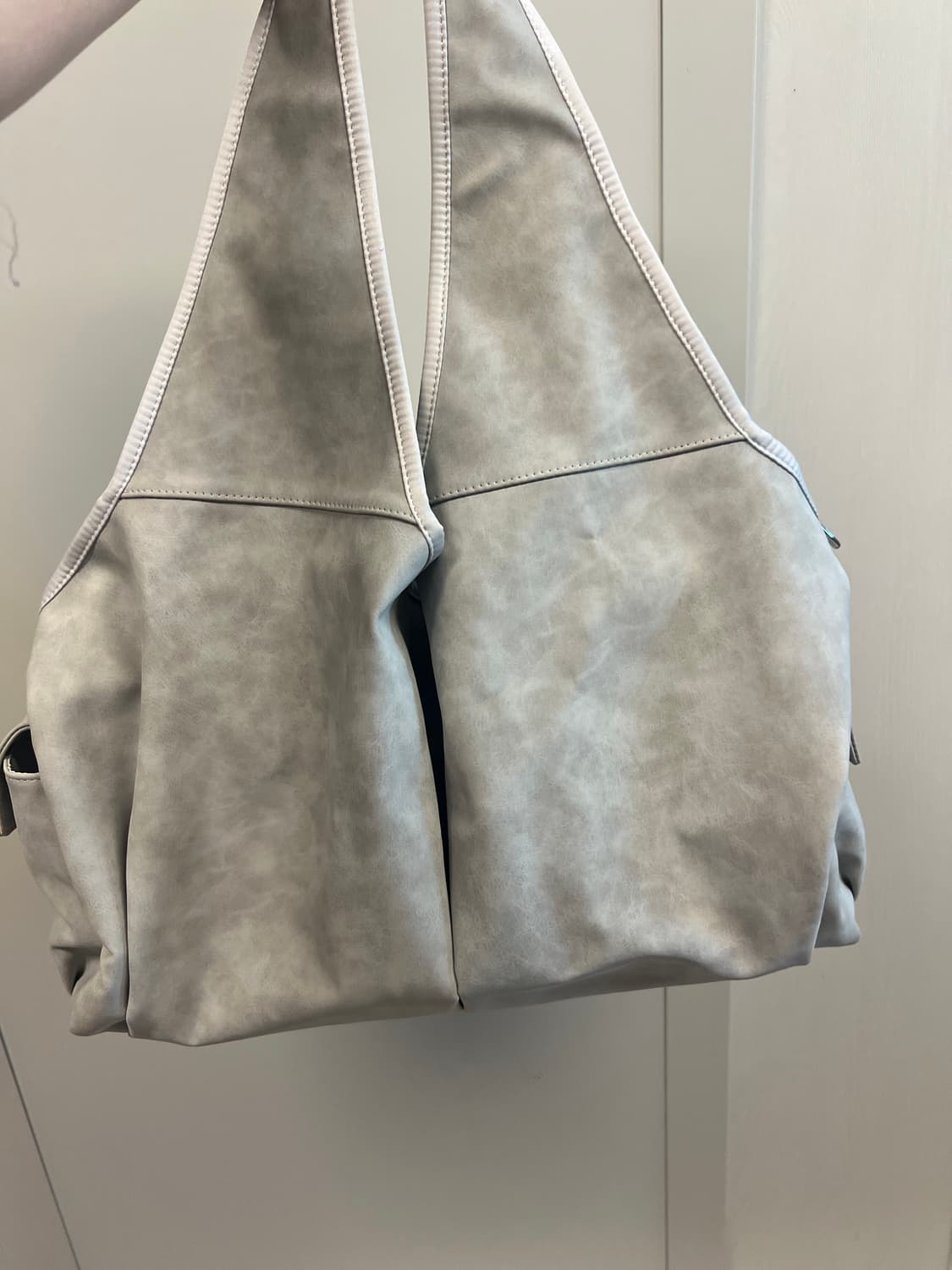 시월107 보우숄더백 누벅그레이 상품이미지5