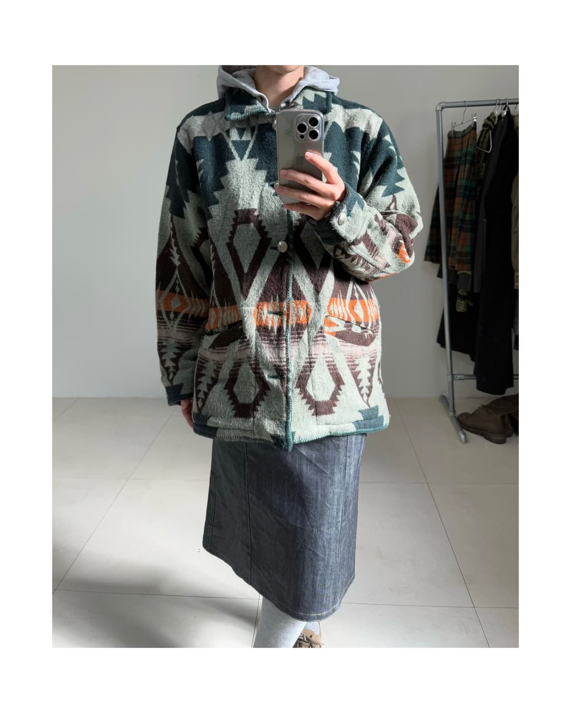 빈티지 스티치 디테일 자켓 상품이미지3