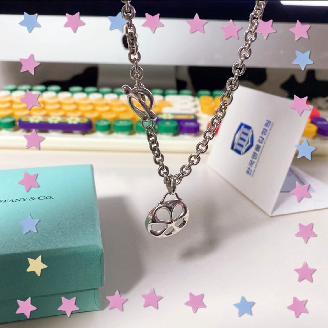 티파니앤코 한정판 데이지 토글 목걸이 상품이미지5