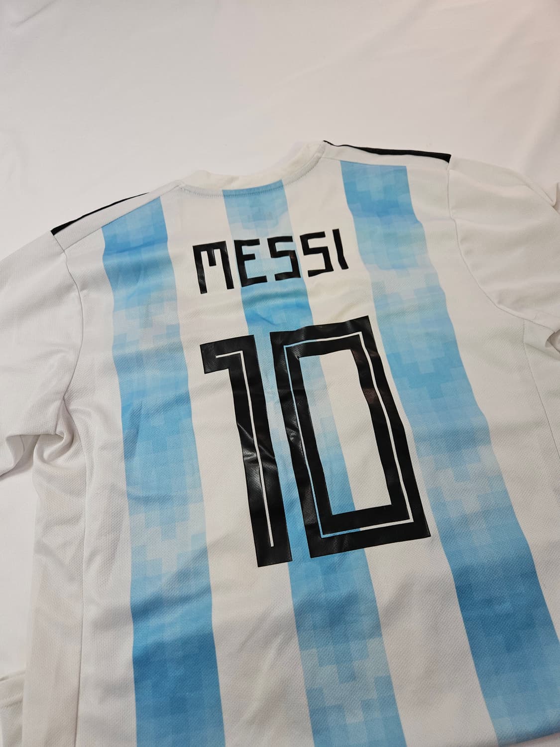18-19 아르헨티나 국대 메시 유니폼 져지 정품 L 상품이미지4