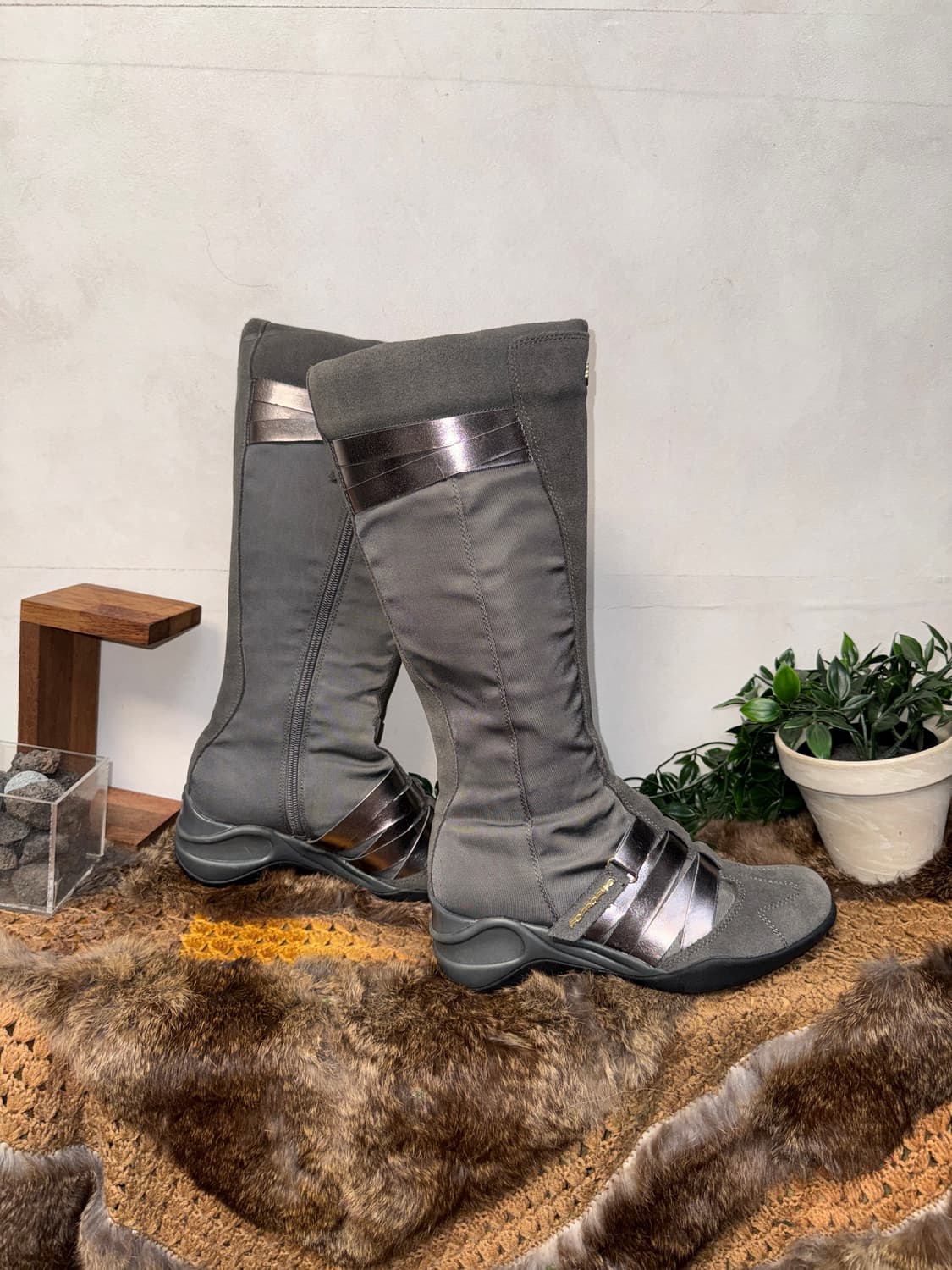 Fornarina hidden heel cozy long boots 상품이미지1