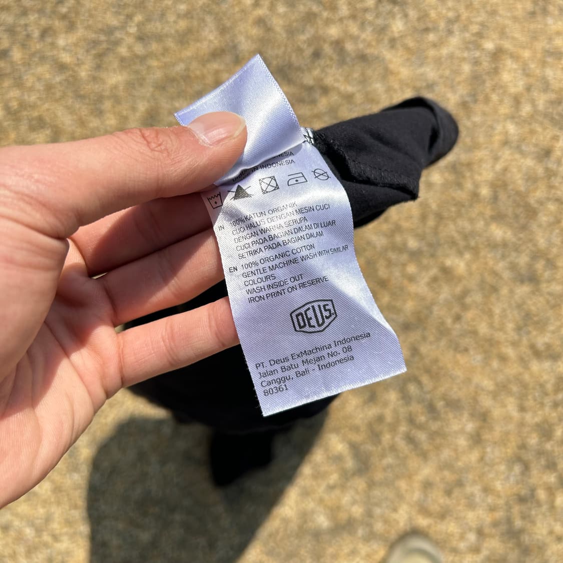 데우스 엑스 마키나 블랙 반팔티 상품이미지5