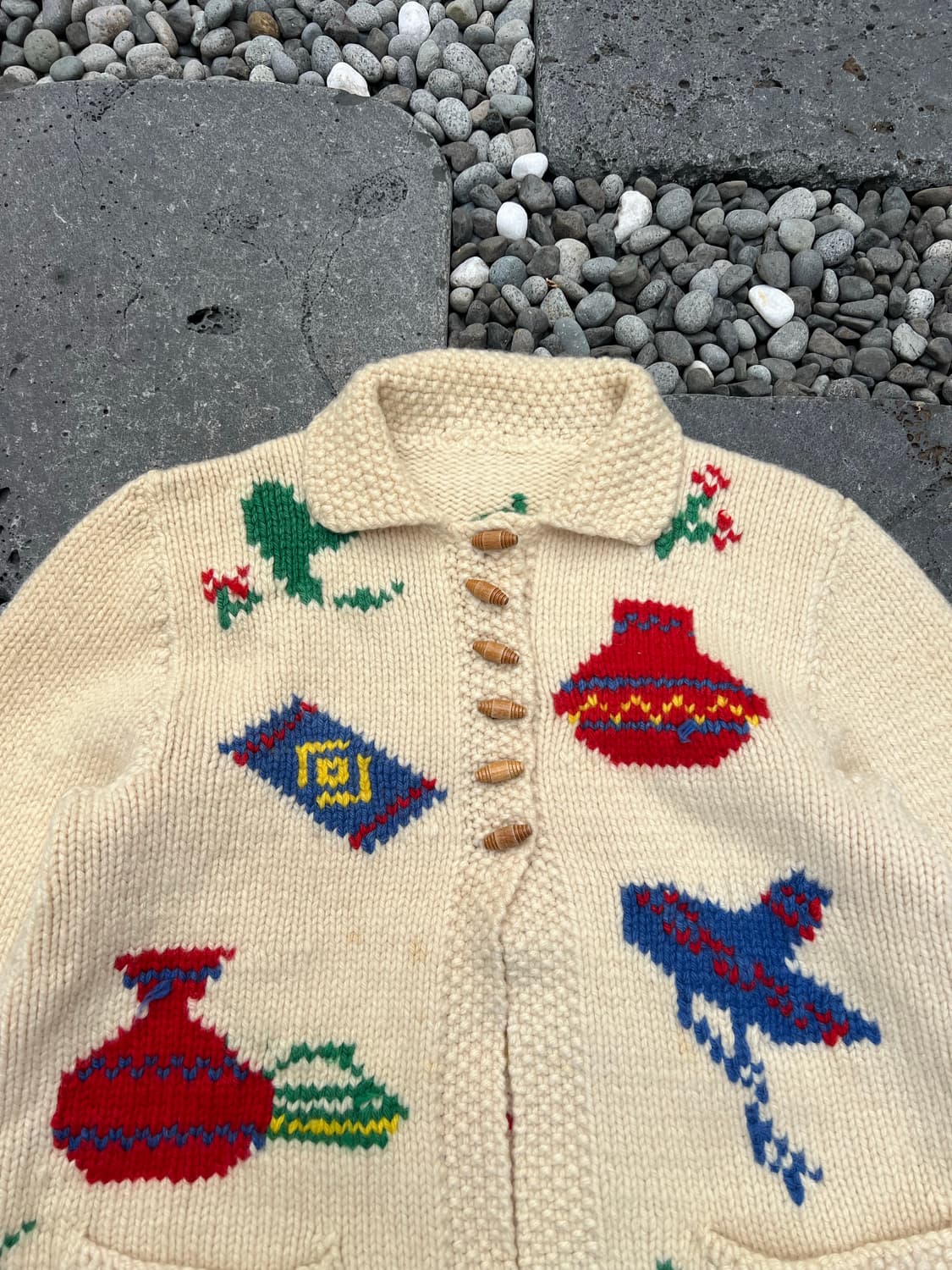 1950s MEXICAN NOVELTY COWICHAN 빈티지코위찬가디건 상품이미지5