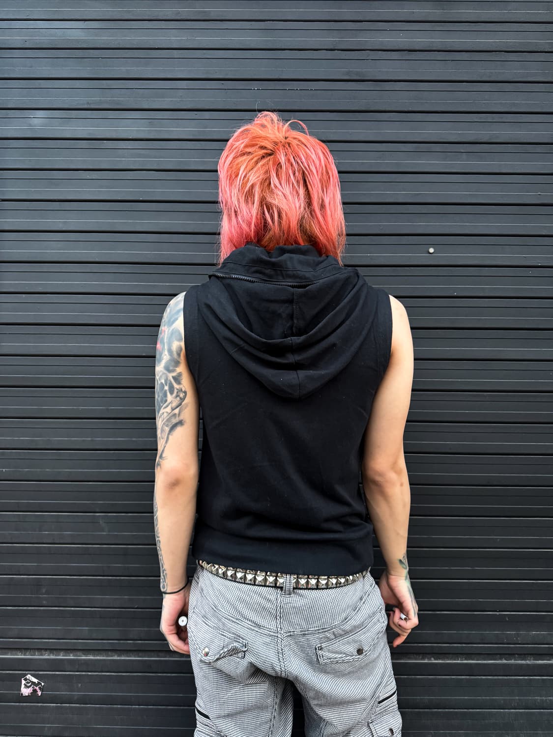 Burnings Sho - Black Gimic Hood Zip-Up 상품이미지4