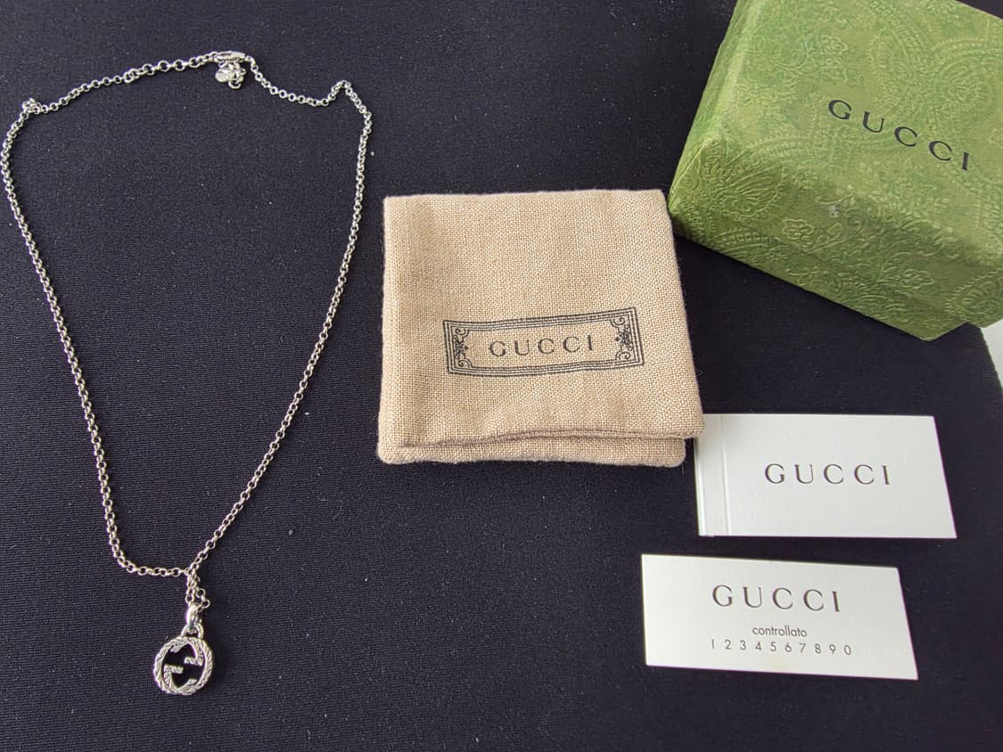 구찌 인터로킹 목걸이 상품이미지1