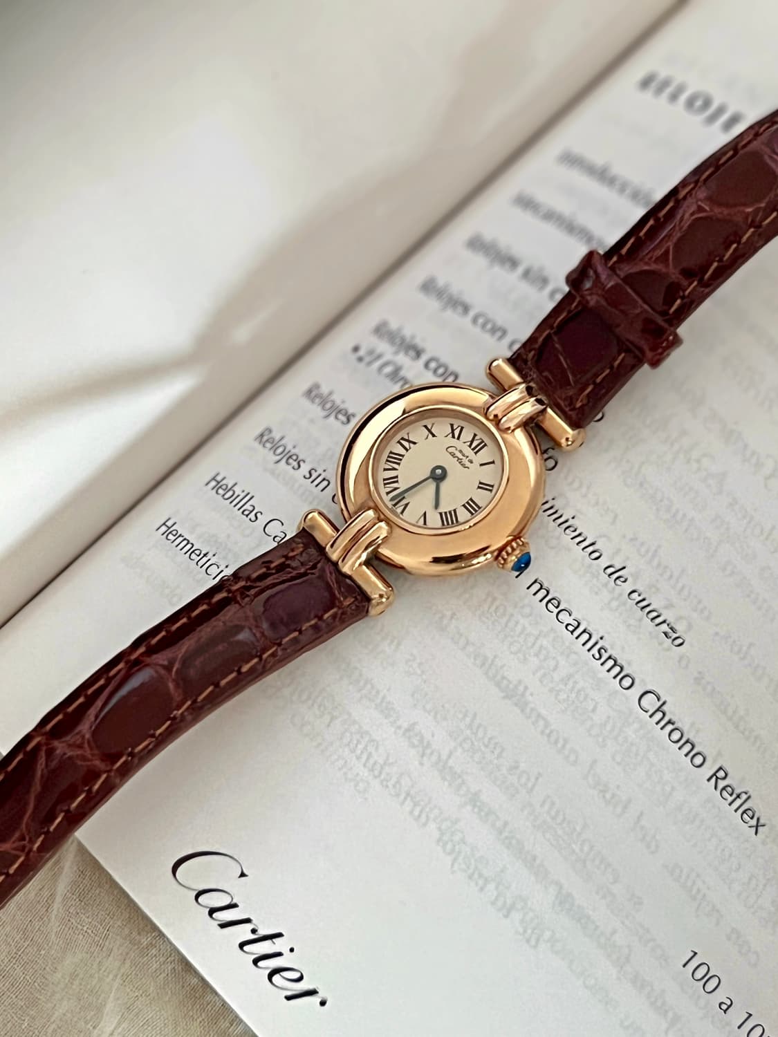 까르띠에 머스트 꼴리제  시계 / 정품감정서 . 케어 상품이미지1