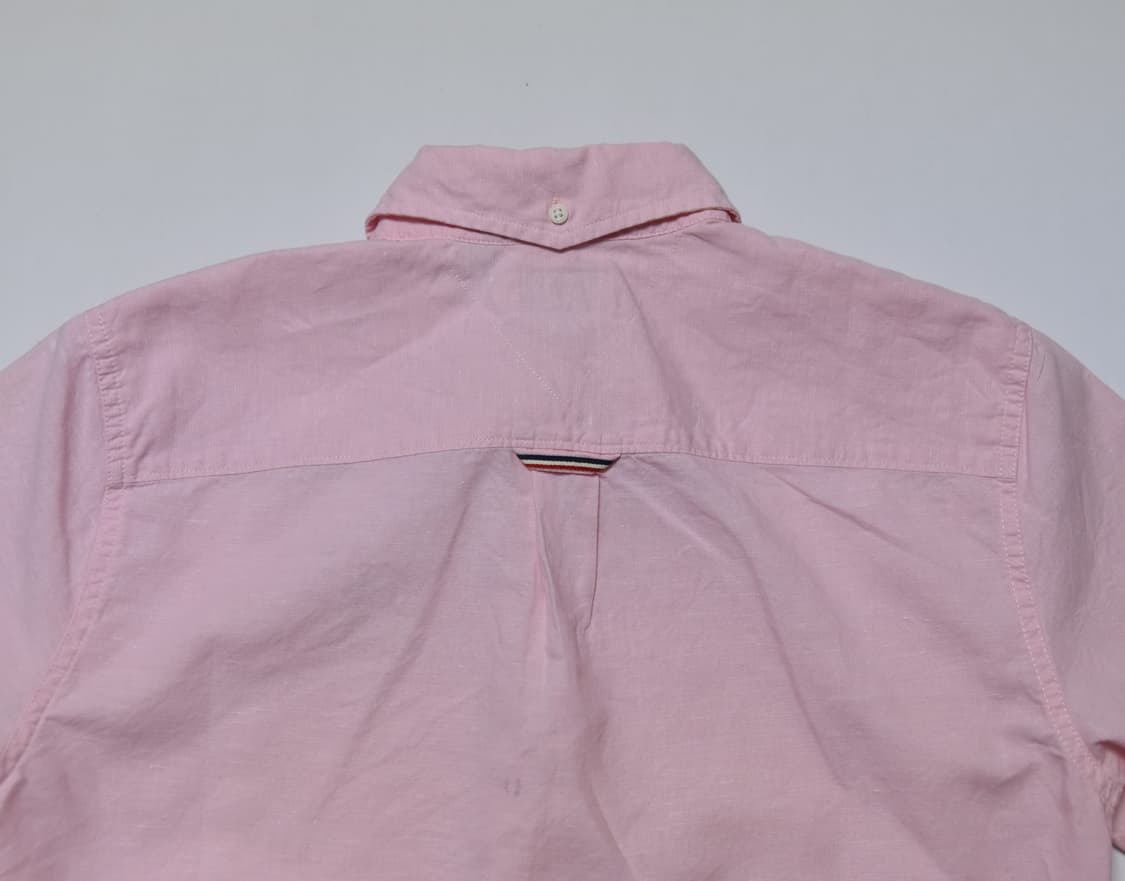 타미힐피거 데님 핑크 반팔 셔츠 M 거의 새상품 상품이미지3