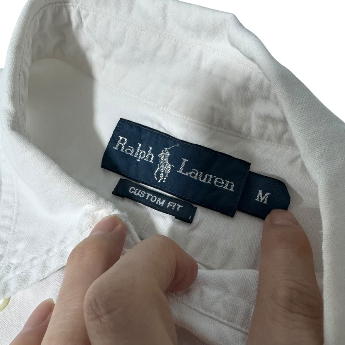 폴로 랄프로렌 옥스포드 화이트 셔츠 상품이미지3