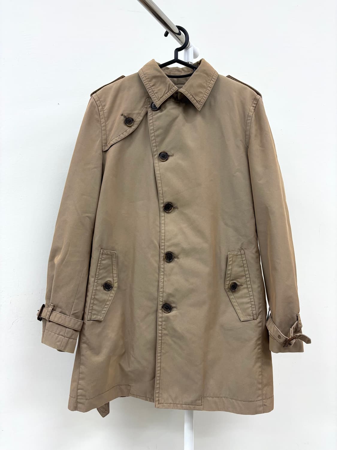 빈티지 베이지 트렌치 코트 상품이미지5