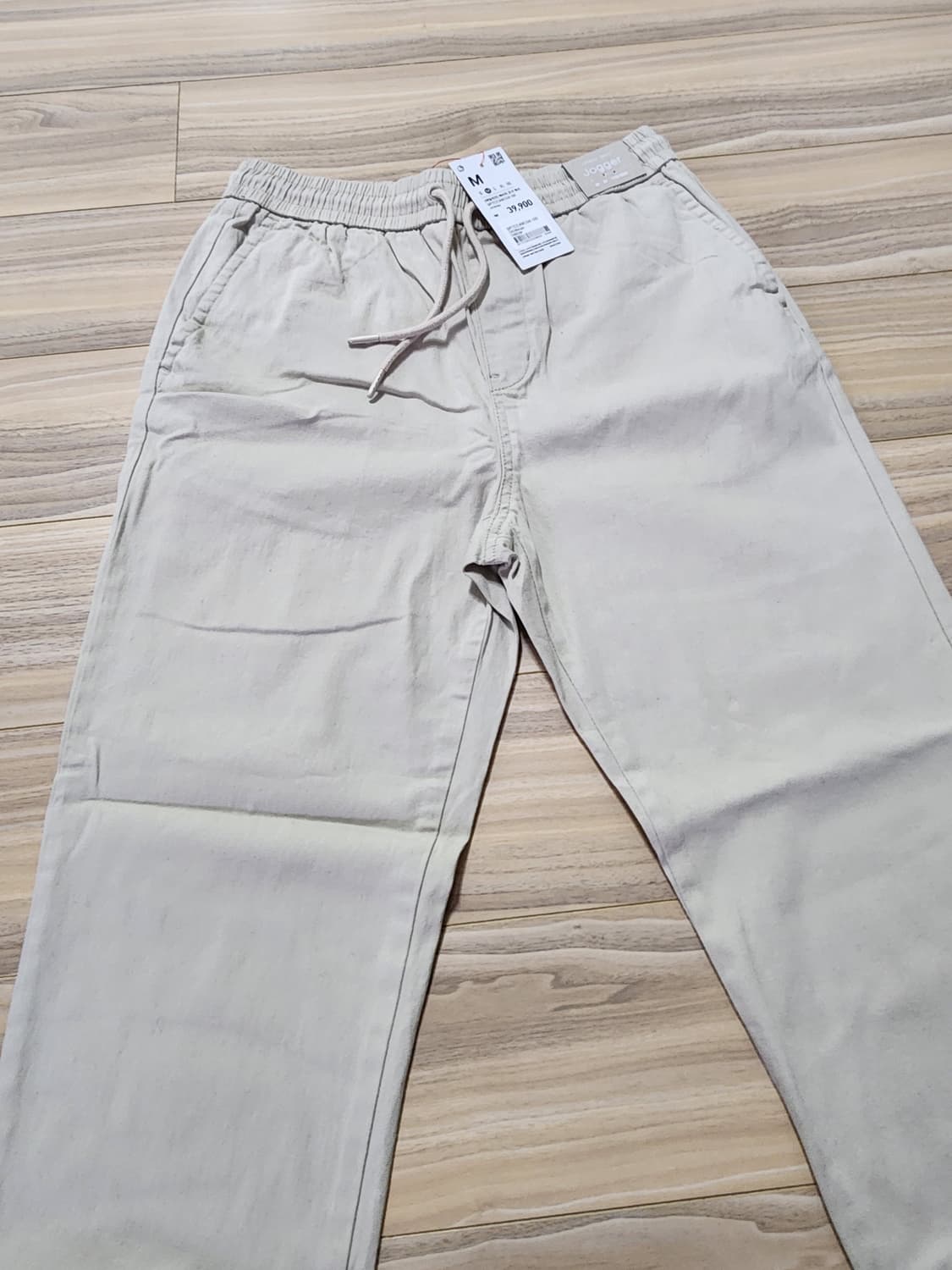 스파오조거팬츠면바지30사이즈베이지 상품이미지7