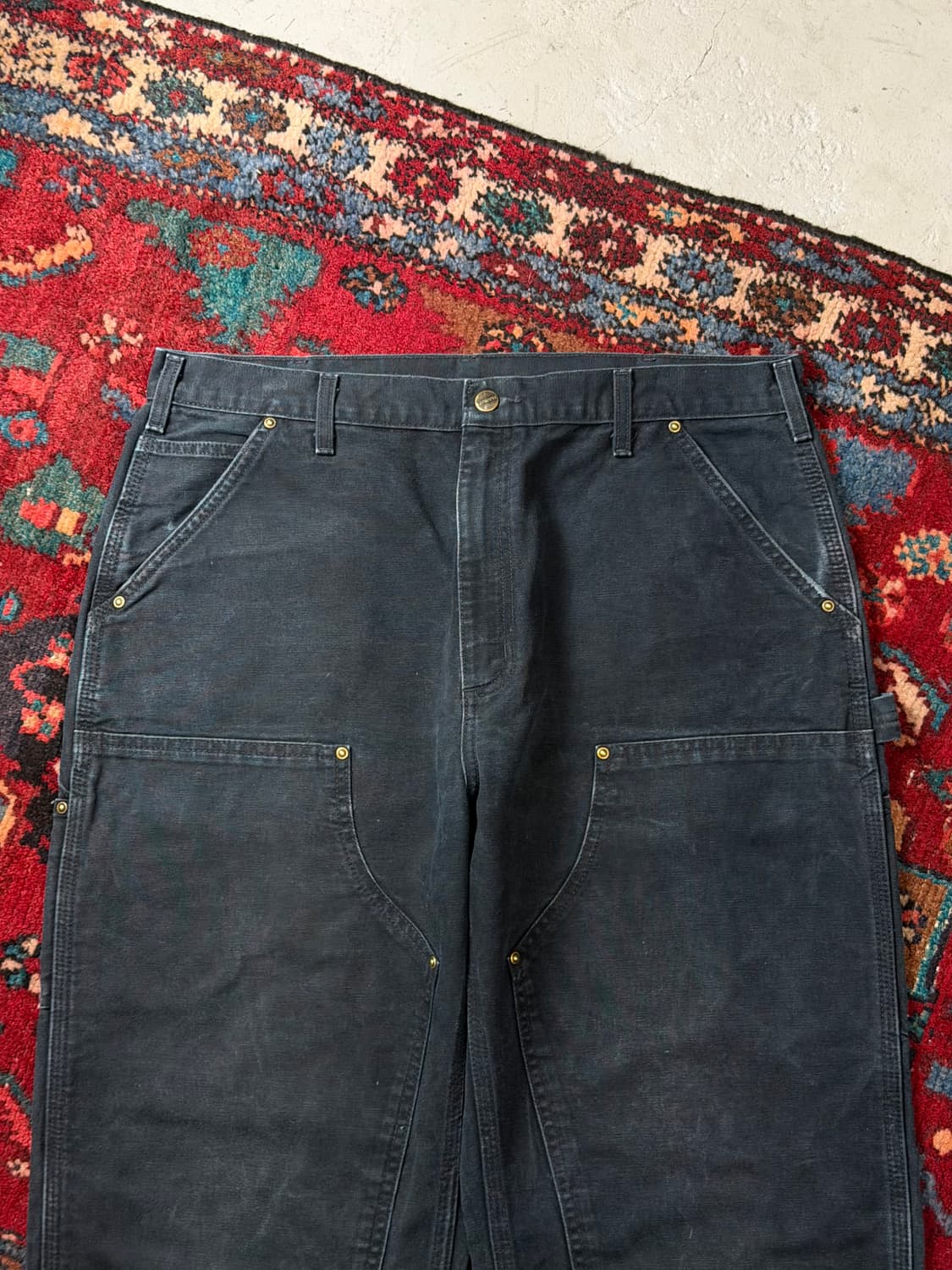 OG 칼하트 B136 더블니 블랙 칼하트 썩블니 카펜터 상품이미지5