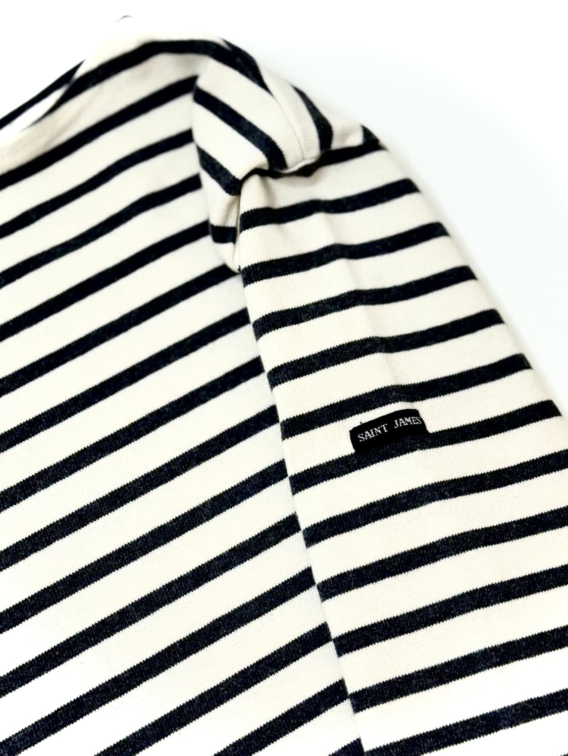 SAINT JAMES 세인트제임스 그레이컬러 스트라이프 롱슬리브 티셔츠 상품이미지4