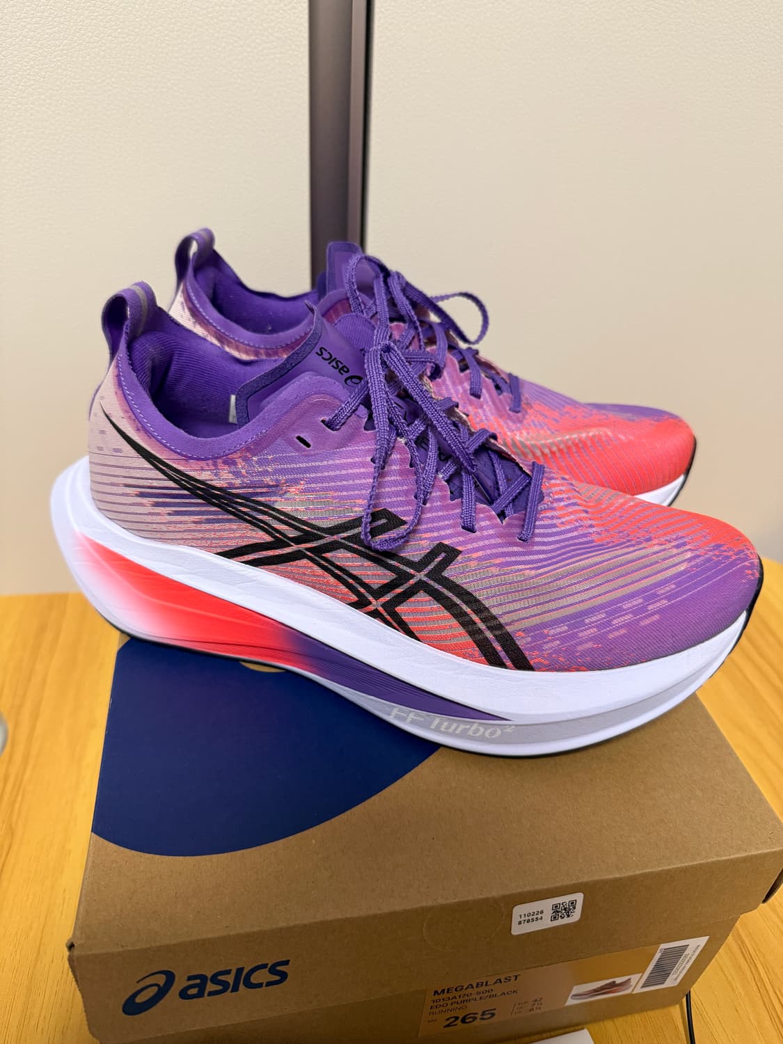 아식스 메가블라스트 퍼플 265 (아식스 코리아택) 상품이미지4