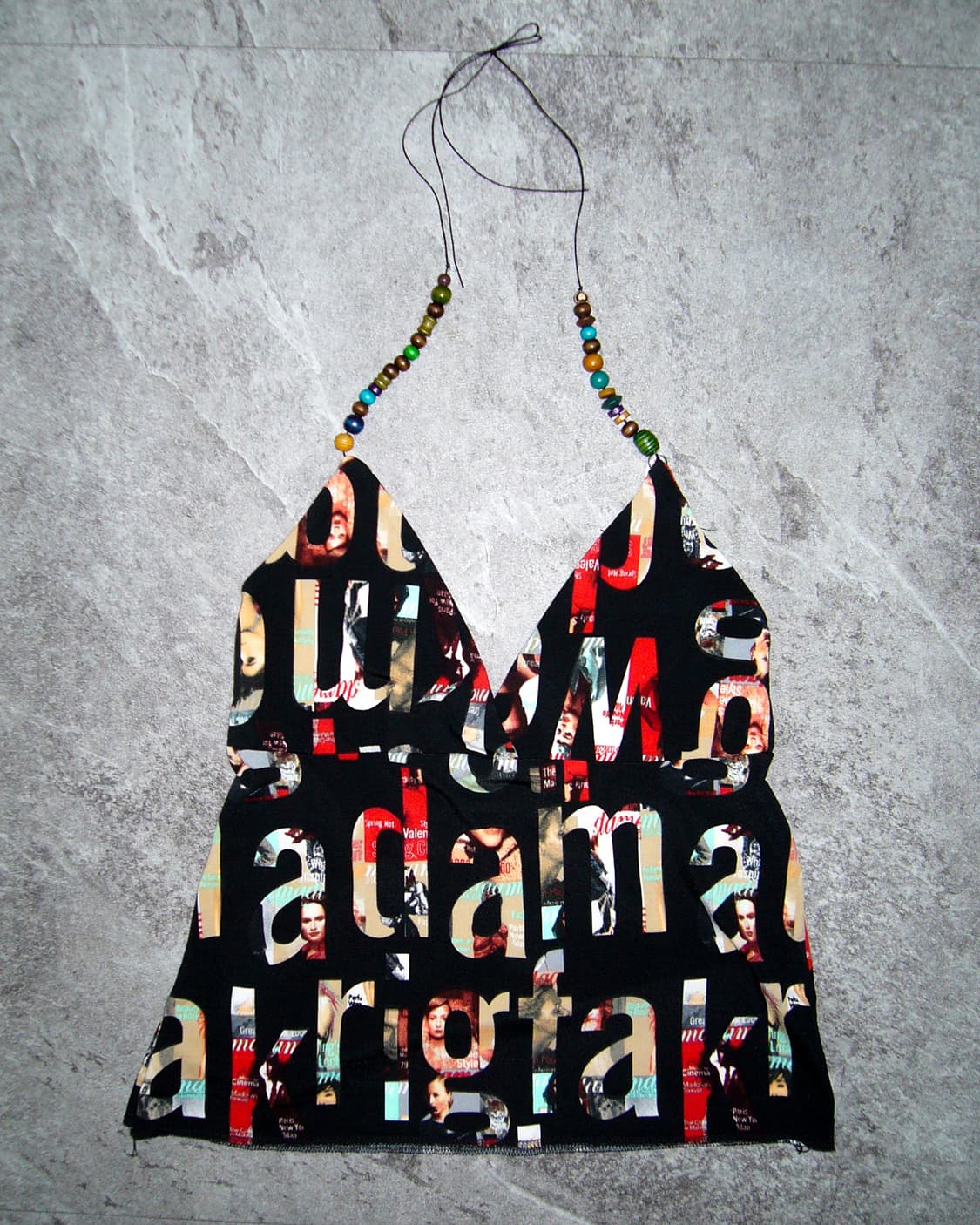 Lettering Beads Top 상품이미지1