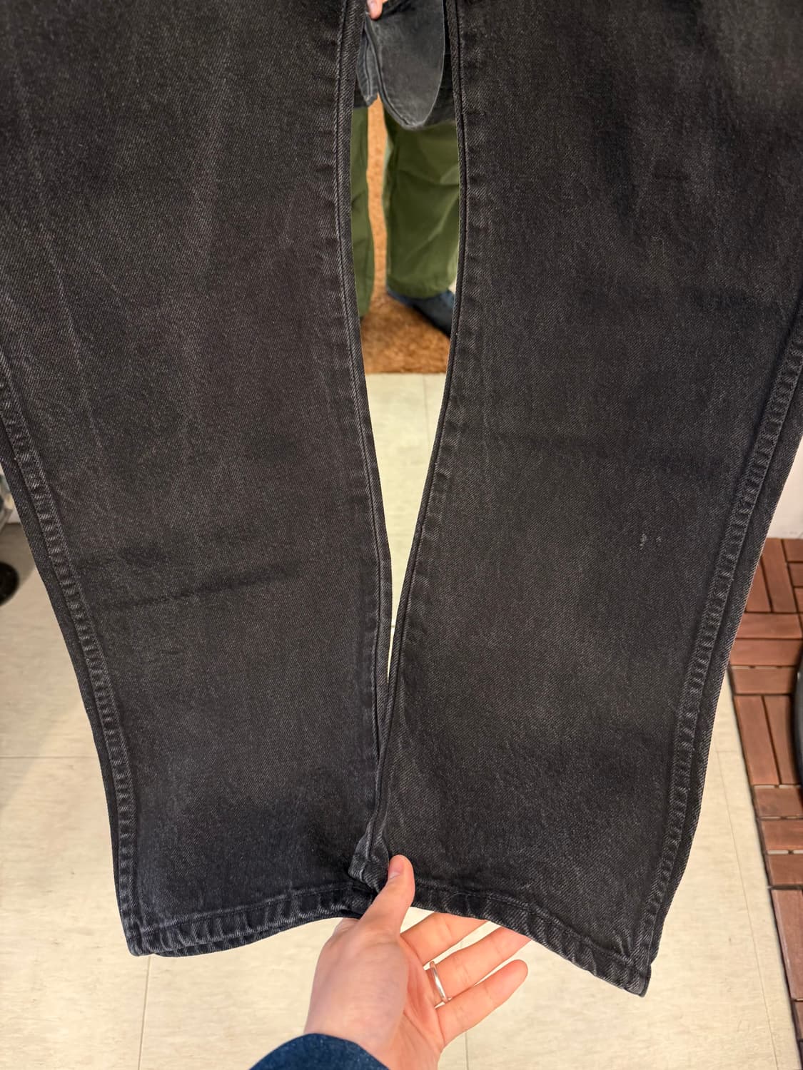 00s Rustler 러슬러 흑청 데님 팬츠 (34inch) 상품이미지4