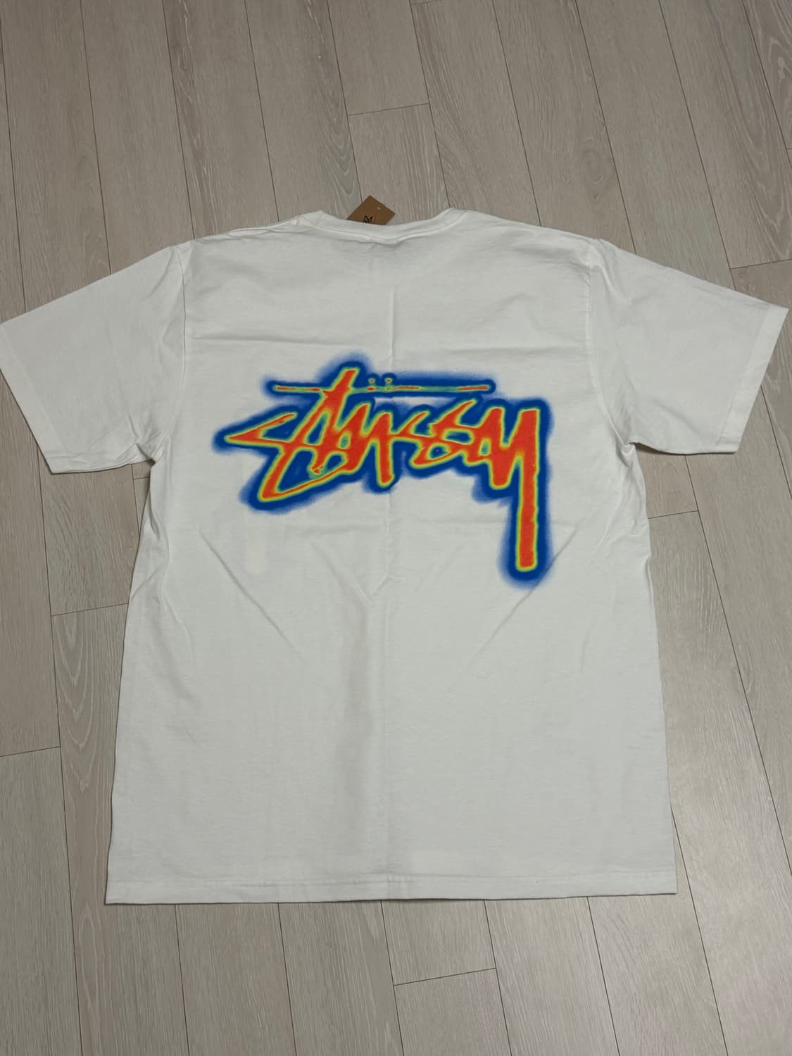 스투시 써멀 스탁 티셔츠 화이트 상품이미지2