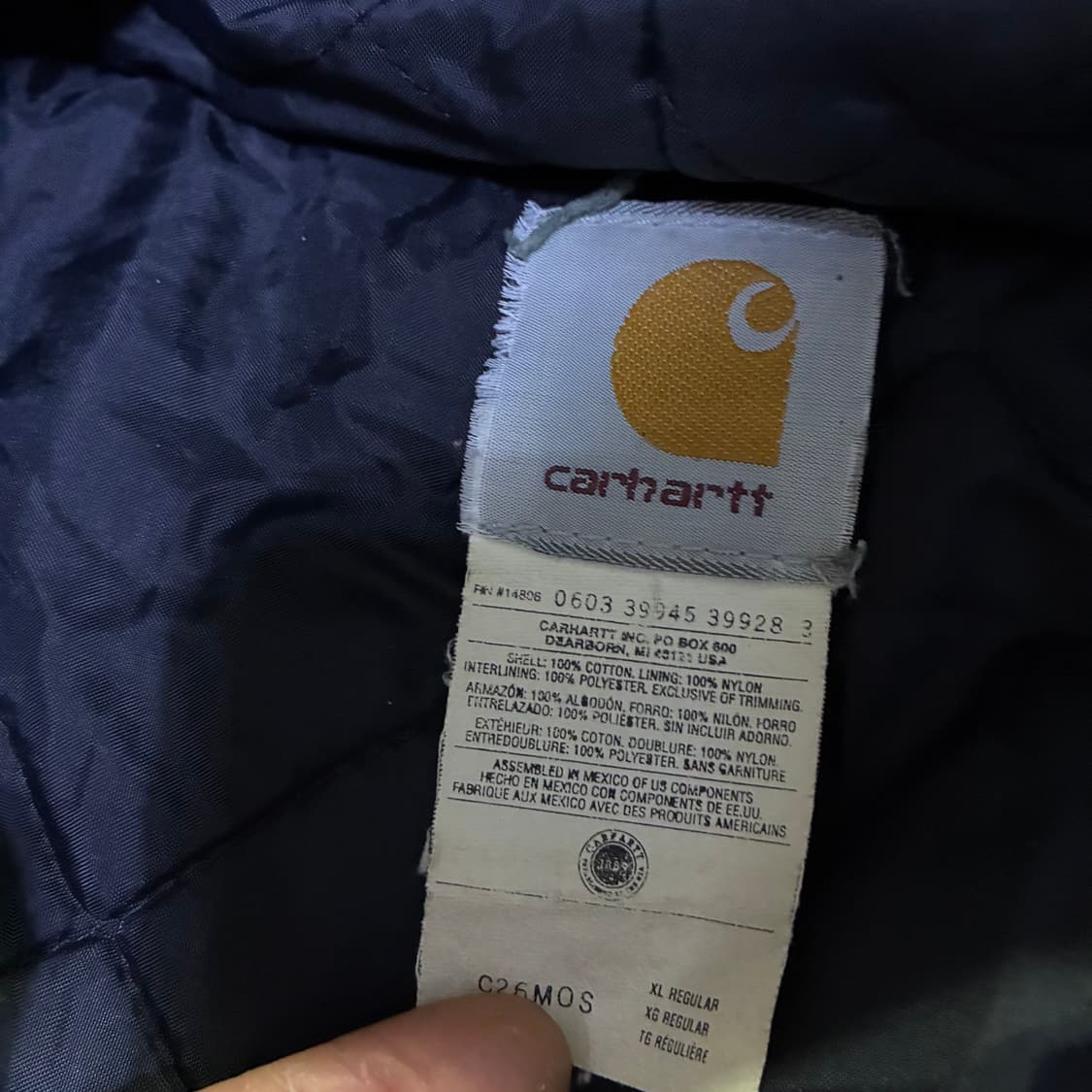 칼하트 패치워크 후드자켓 105 상품이미지3