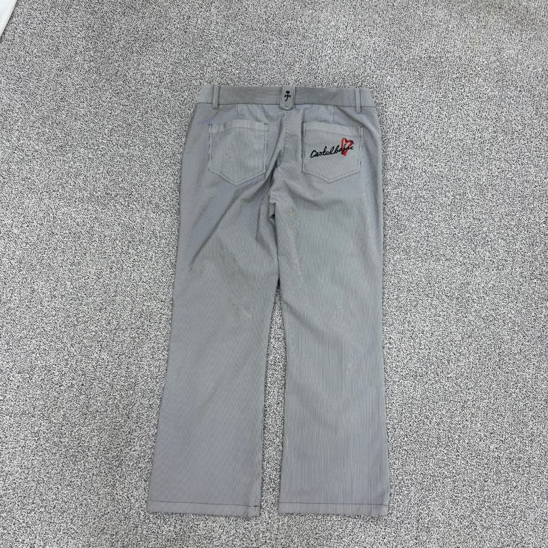 73 까스텔바작 골프 스트라이프 긴바지 0402J 상품이미지3