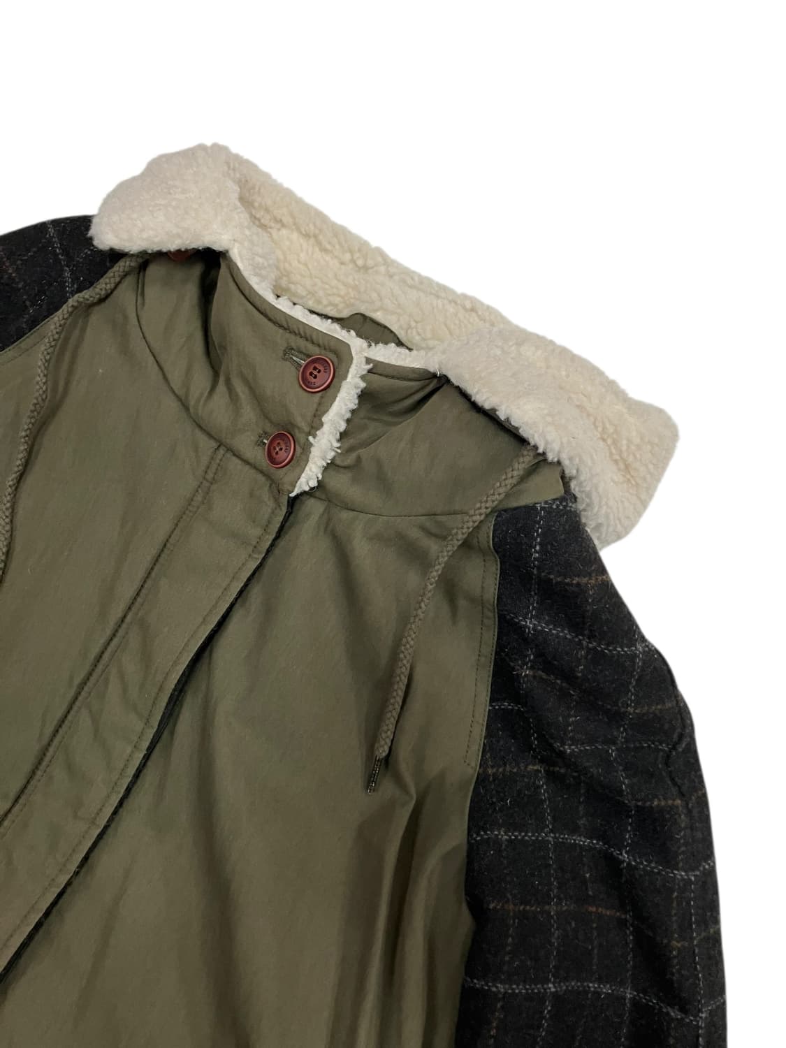 써스데이 아일랜드 빈티지 퀼팅 야상 패딩 S 상품이미지3