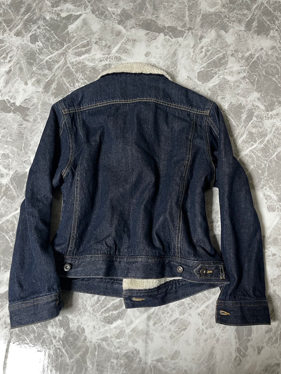 fur denim jacket 상품이미지5