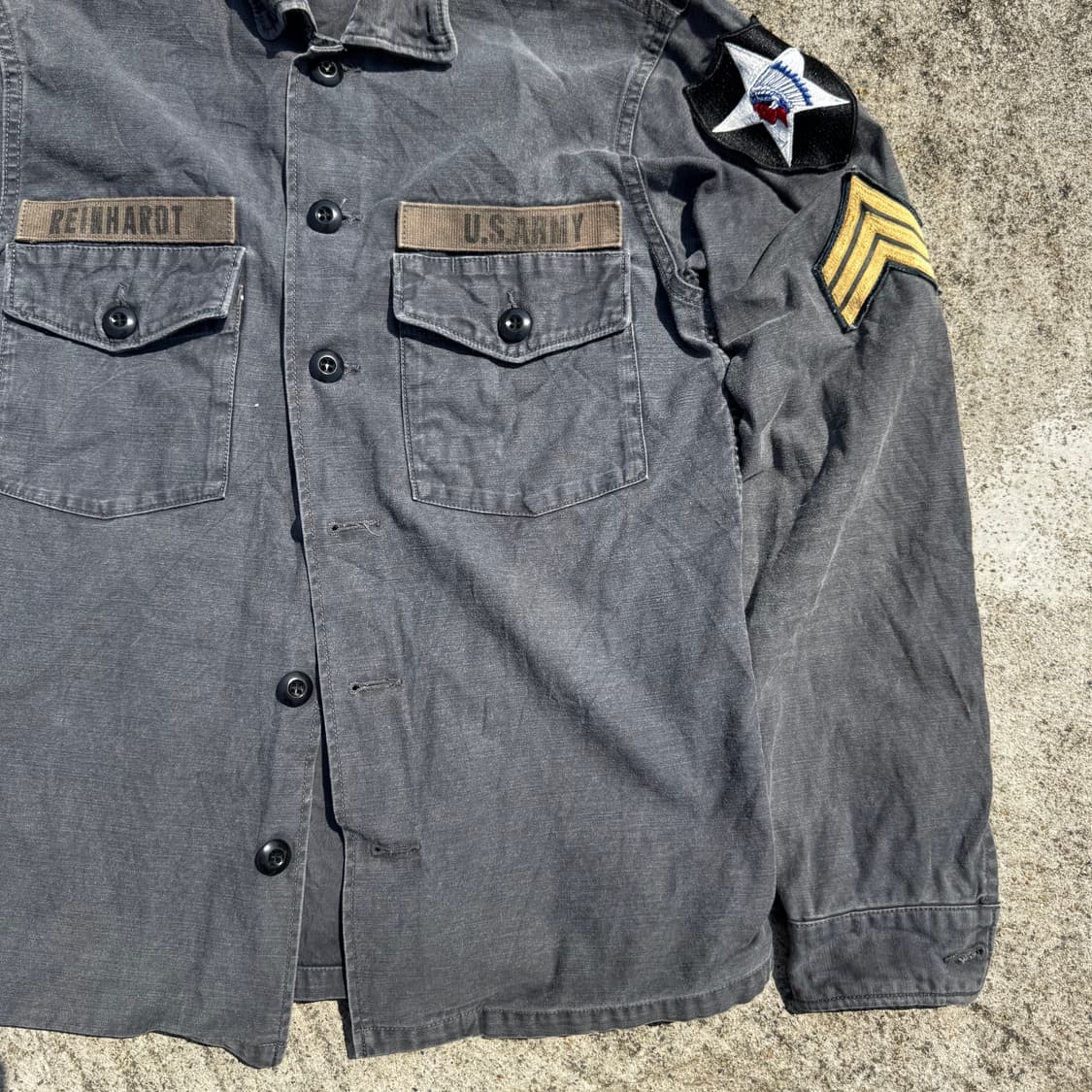 [M] Markaware 마키웨어 밀리터리 셔츠 상품이미지4