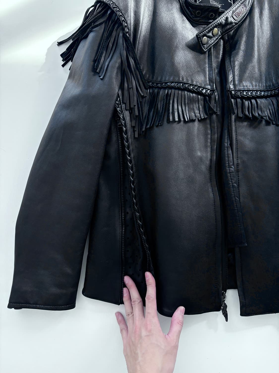 할리데이비슨 프린지 윈터 레더 재킷 상품이미지4