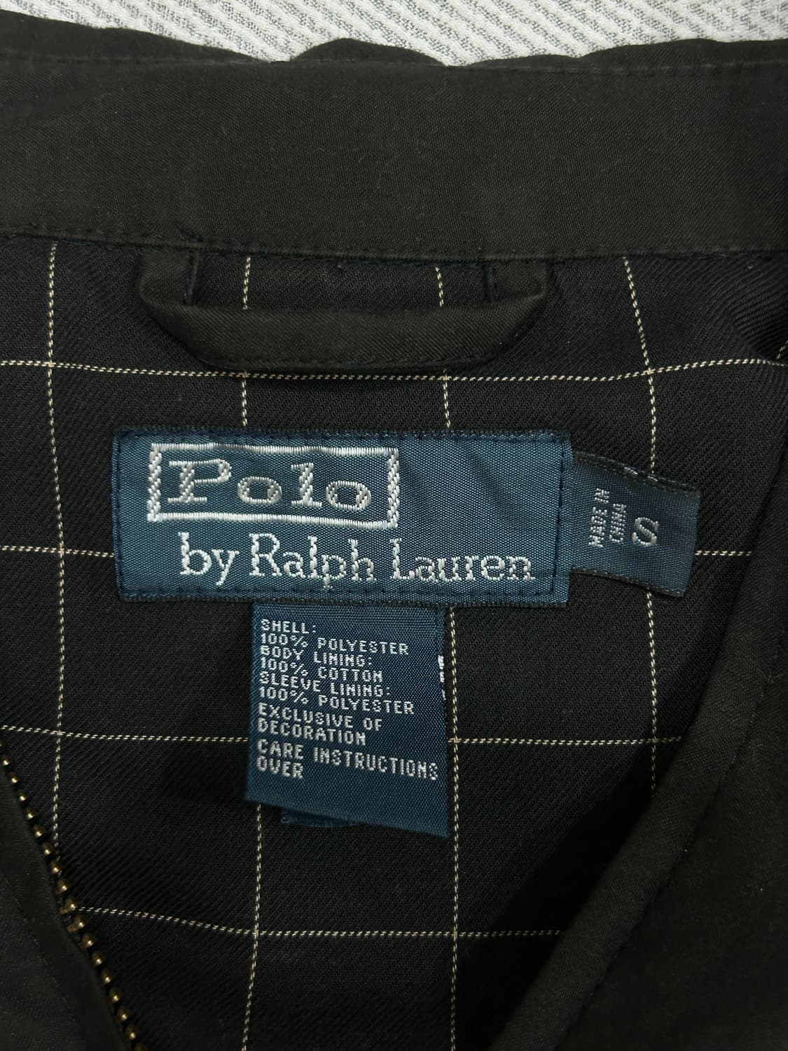 [S] 폴로랄프로렌 폴리쉘 스윙탑 블루종 자켓 남성 S사이즈 블랙 상품이미지6