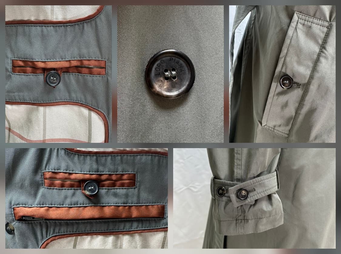 로로피아나 스톰시스템 트렌치코트 XL(105~110) 민트급 판매 상품이미지8