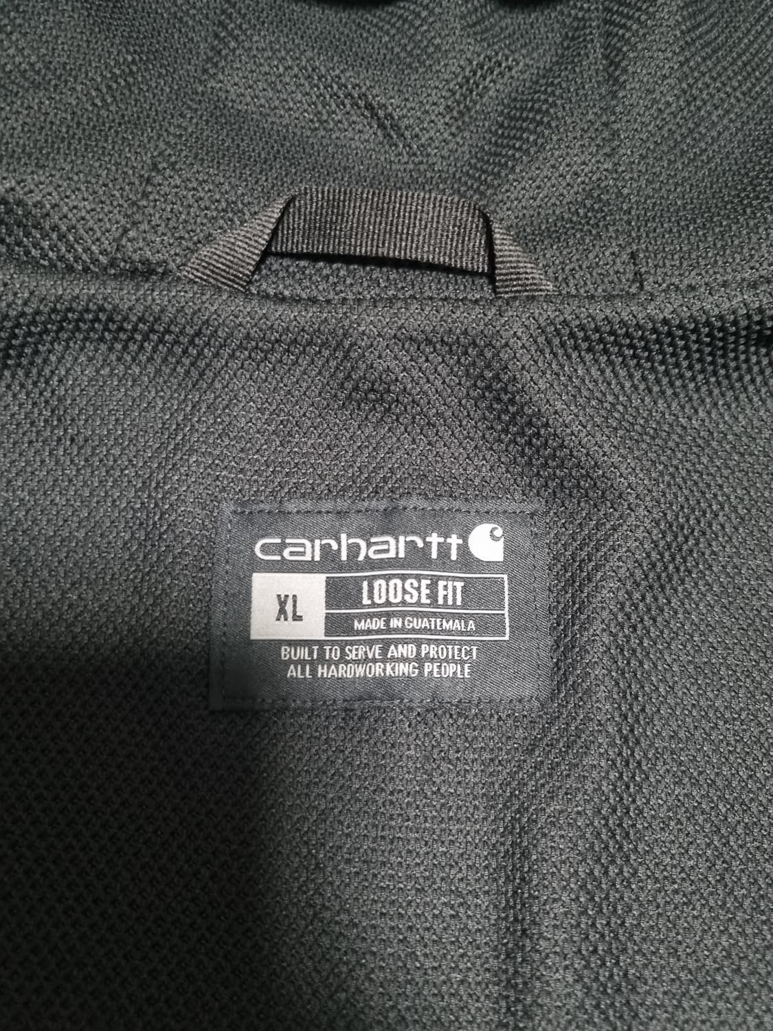 칼하트 써멀안감 후드집업 네이비 XL 상품이미지4