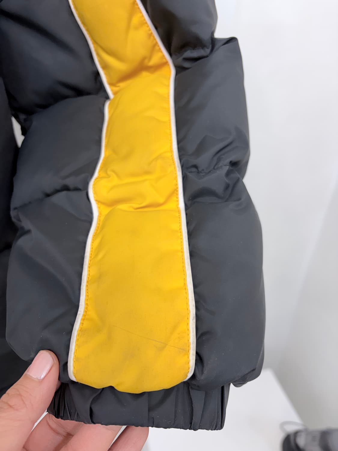 슈프림 패널 다운 패딩 L 상품이미지3