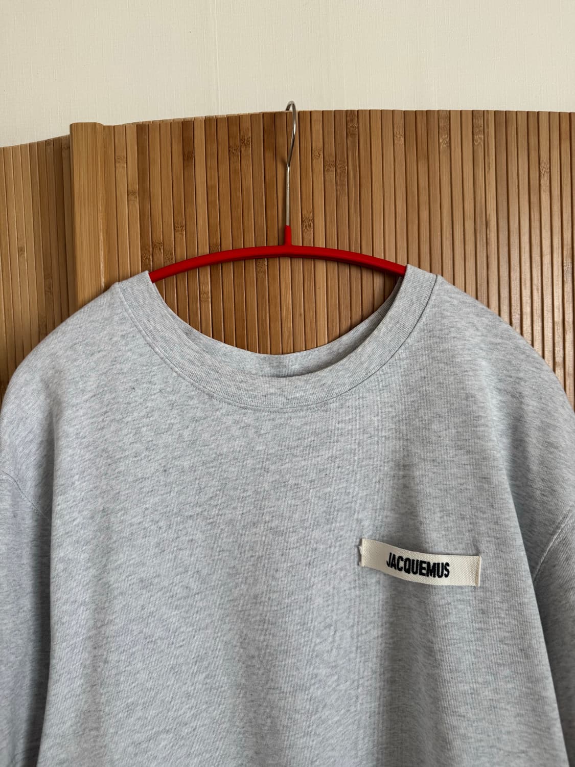 자크뮈스 Le T-Shirt Gros Grain멜란지 XL 반팔티셔츠 상품이미지10
