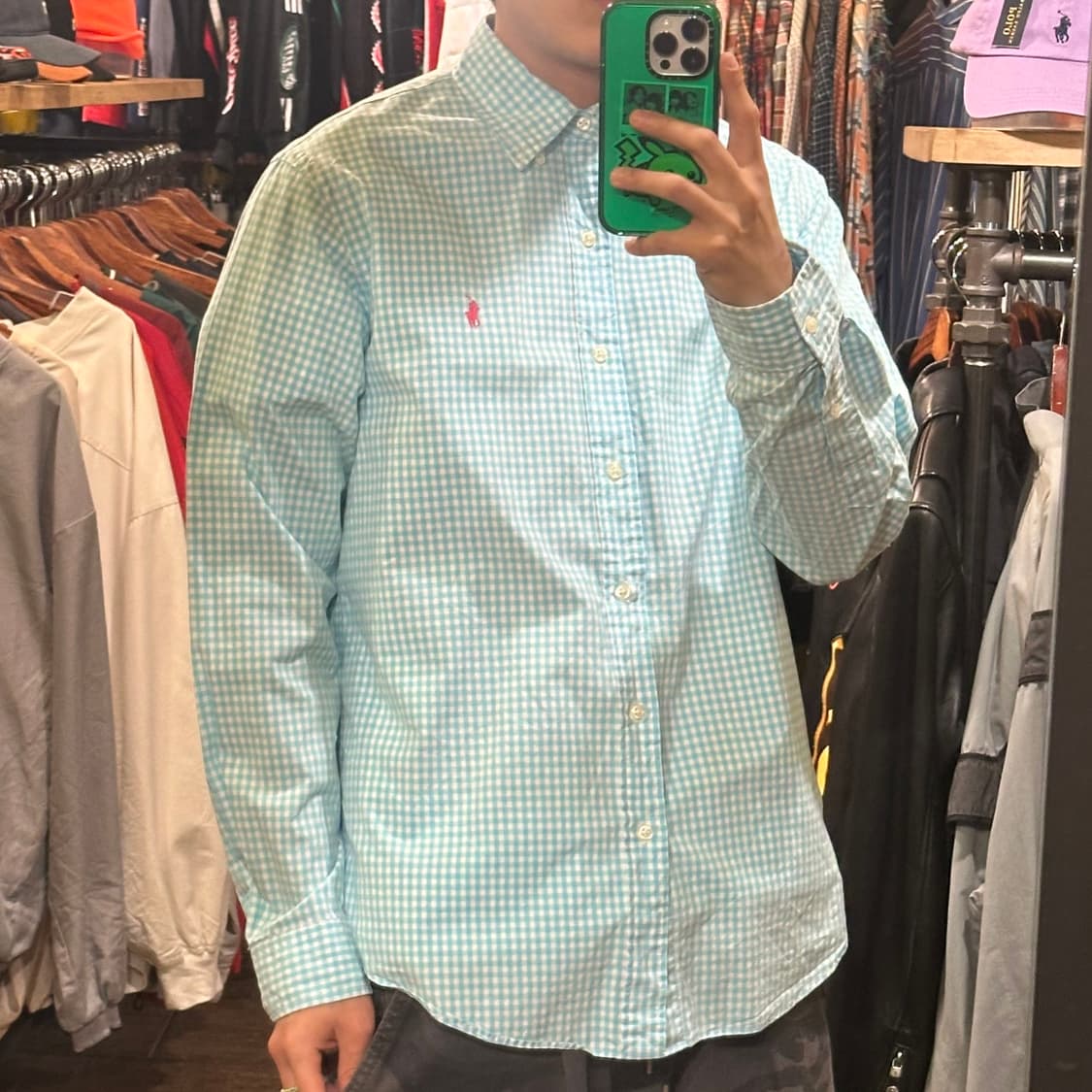 [HI] 폴로 랄프로렌 클래식셔츠 블루 상품이미지4