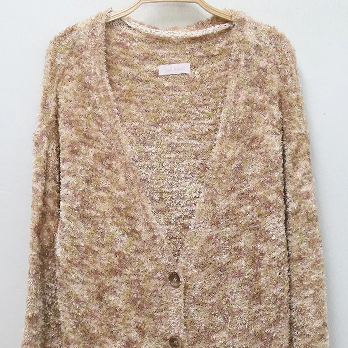 리즈리사 딸기우유 부클 롱 가디건 61664 상품이미지3