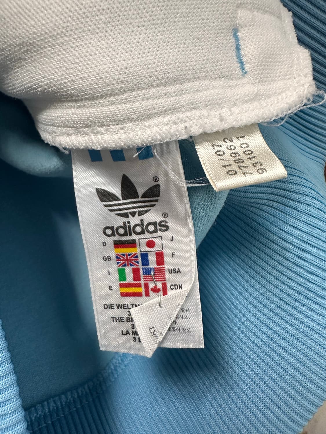 (95)아디다스 과테말라 져지 스카이블루 상품이미지9
