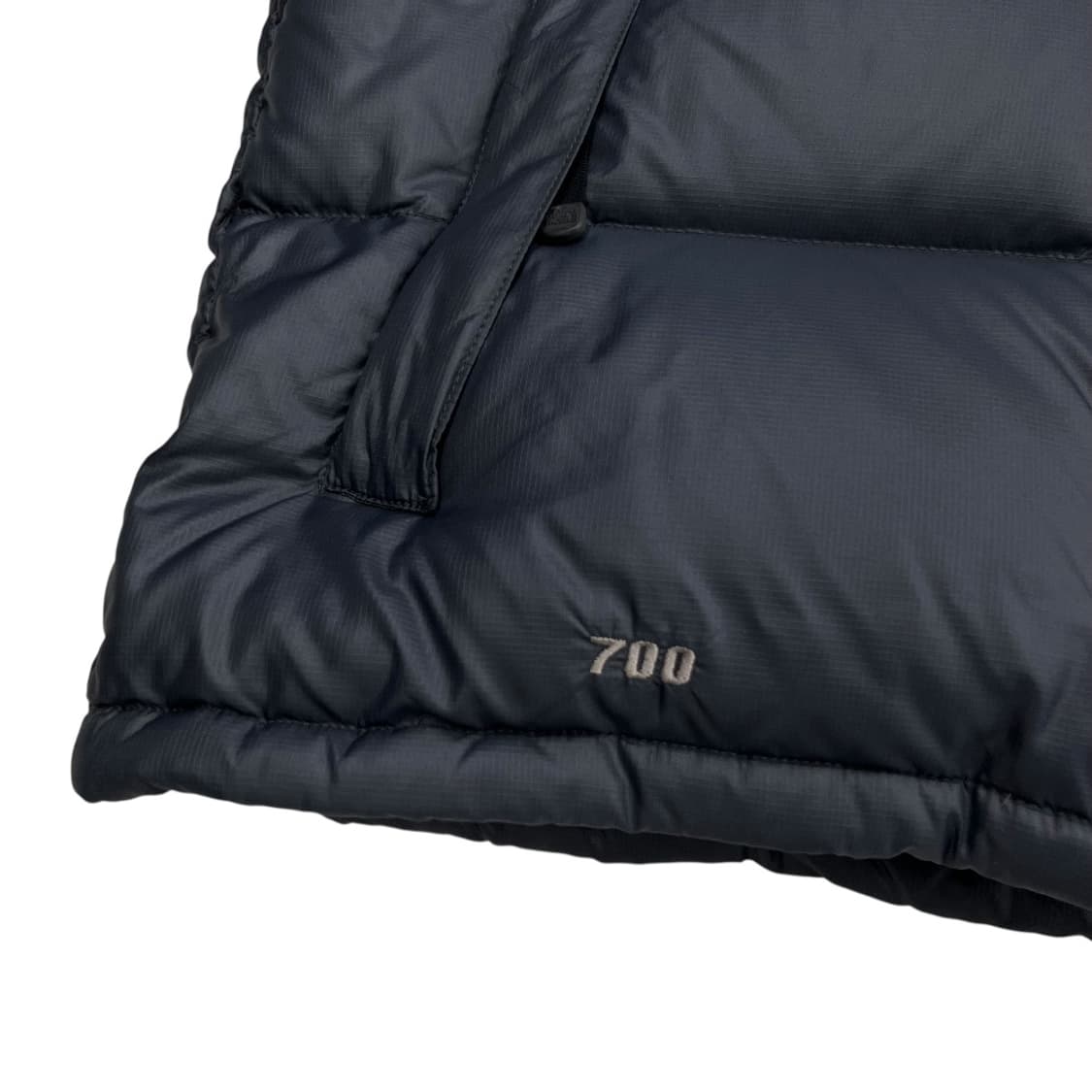 노스페이스 700 블랙 배색 차콜 패딩조끼 90 상품이미지6