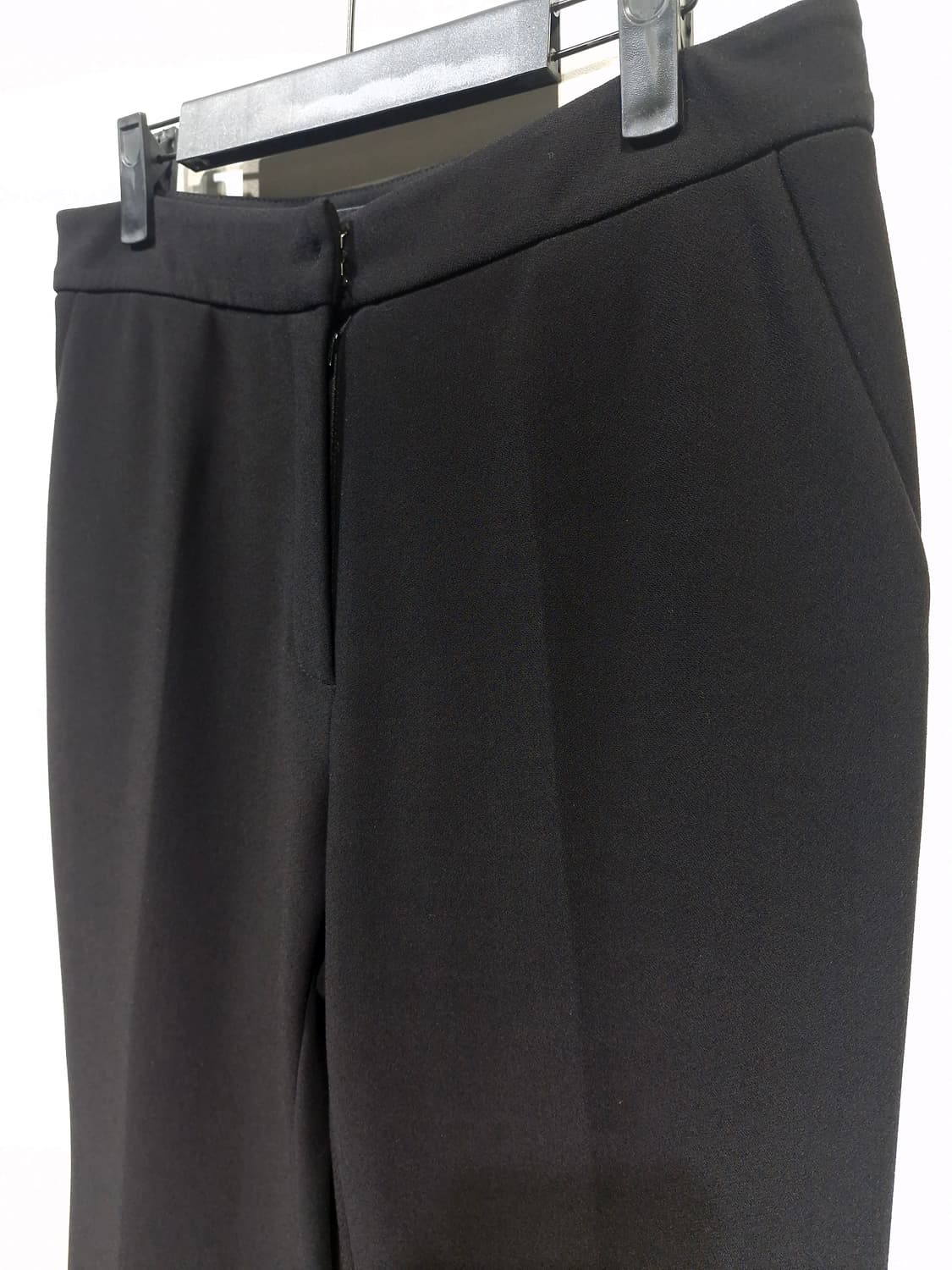 오르(ORR) 겨울 세미 부츠컷 스판 슬랙스 블랙 상품이미지3