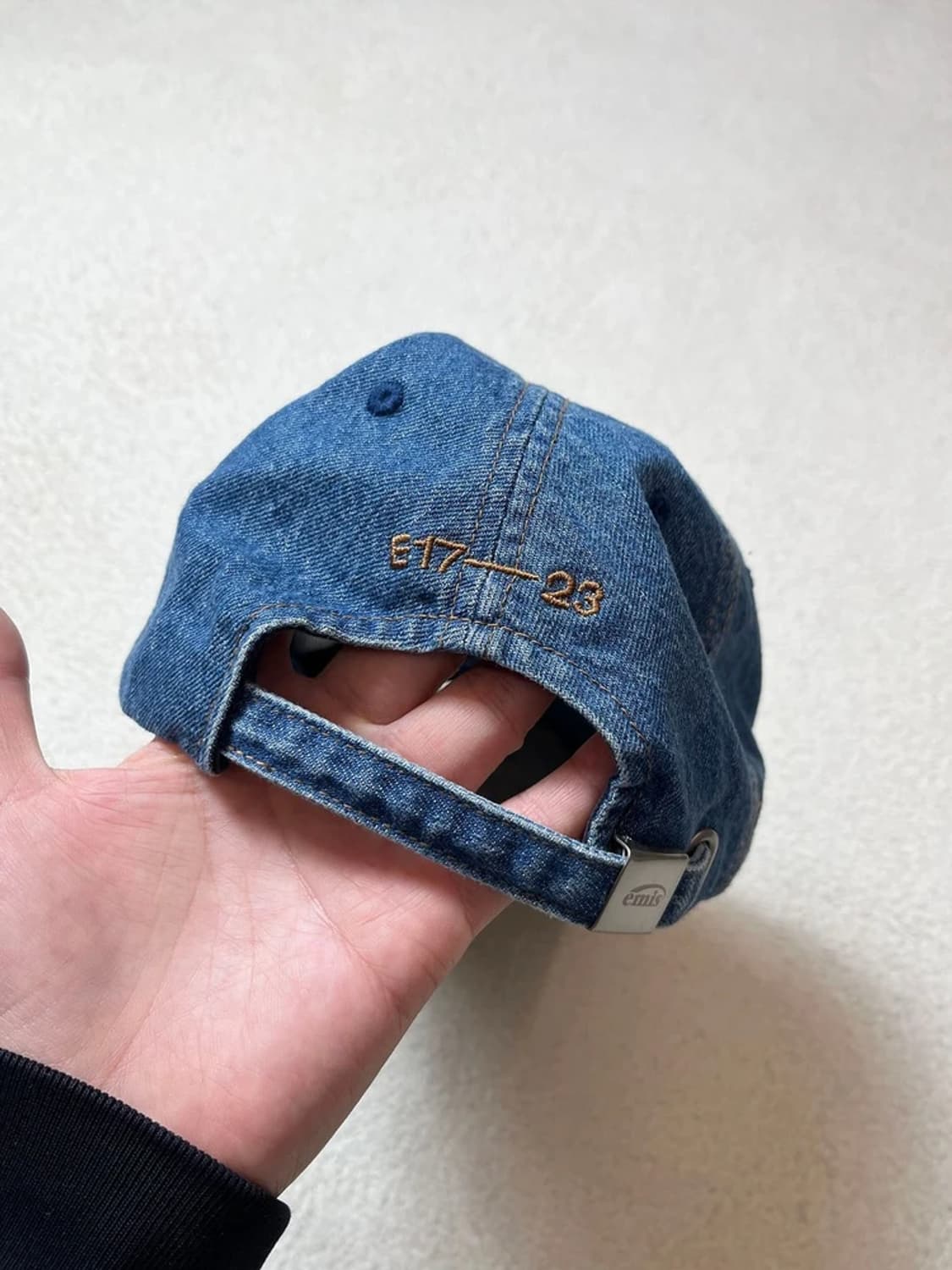 이미스 24FW 워시드 데님 볼캡 A1815 상품이미지5