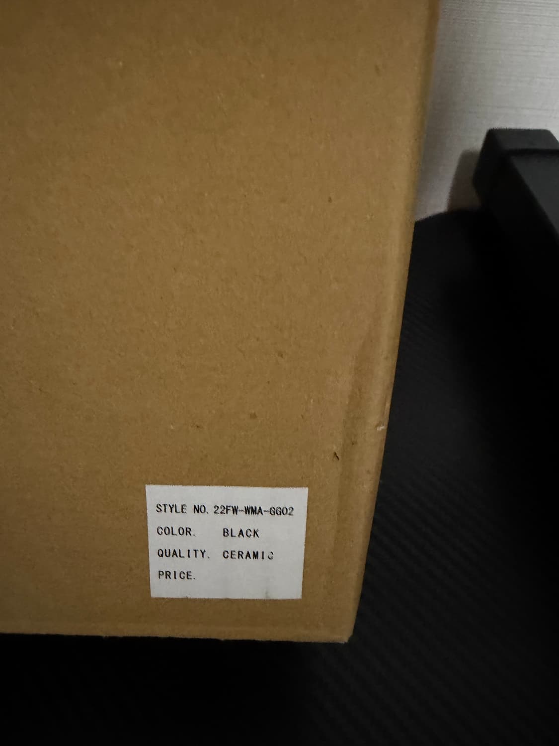 와코마리아 22aw 인센스 챔버 마리아 블랙 F 상품이미지6