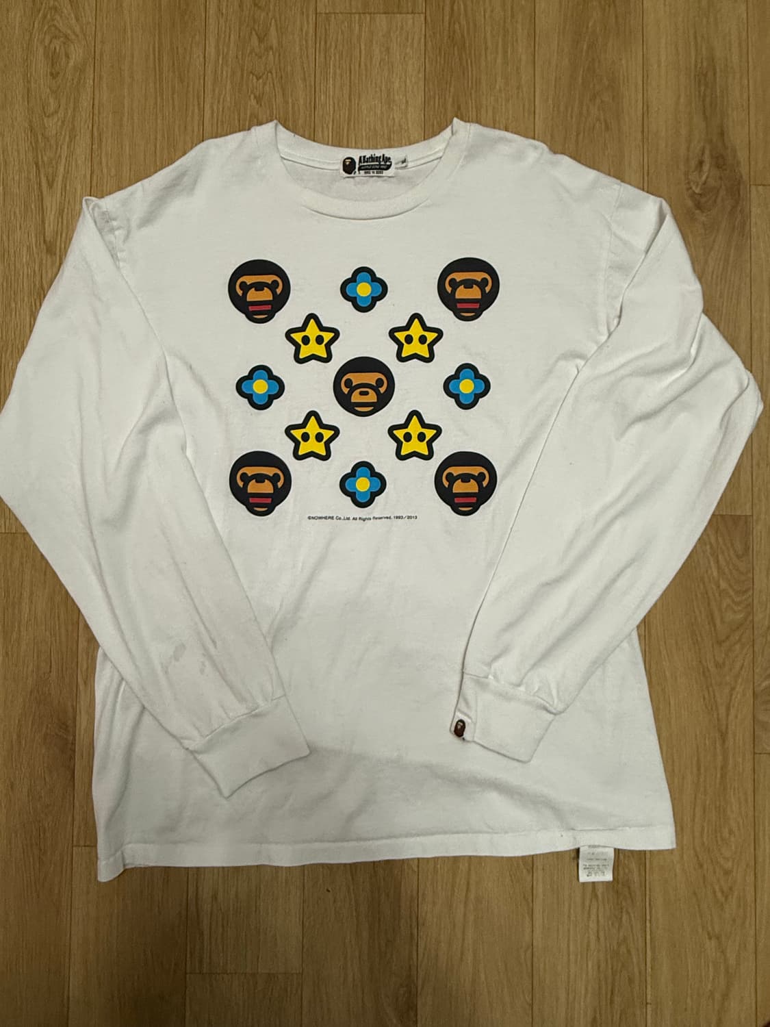 베이프 롱슬리브 XL 상품이미지1