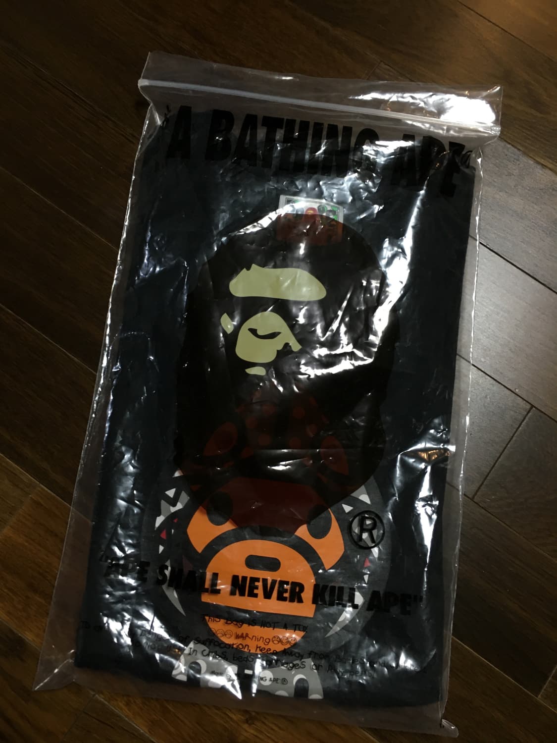 베이프 마일로 샤크 오사카 티셔츠 블랙 - 오사카 팝업 스토어 한정 상품이미지7