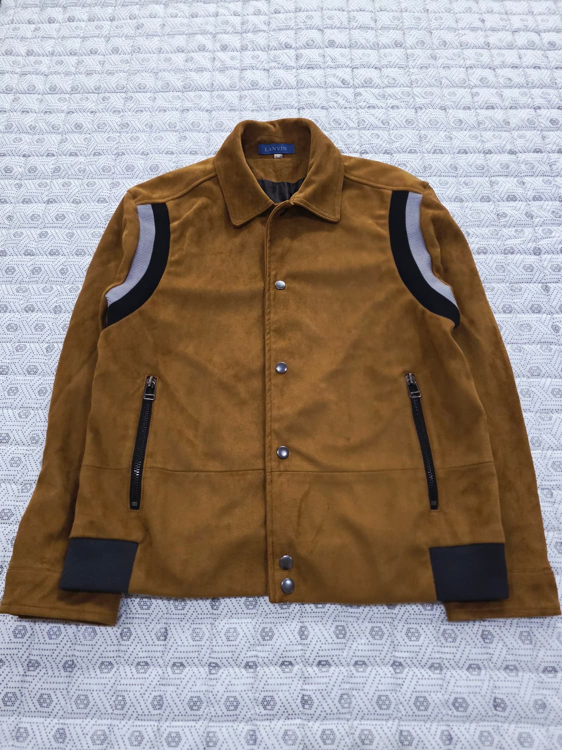 랑방 LANVIN 한섬 남성 스웨이드 자켓 100 상품이미지1