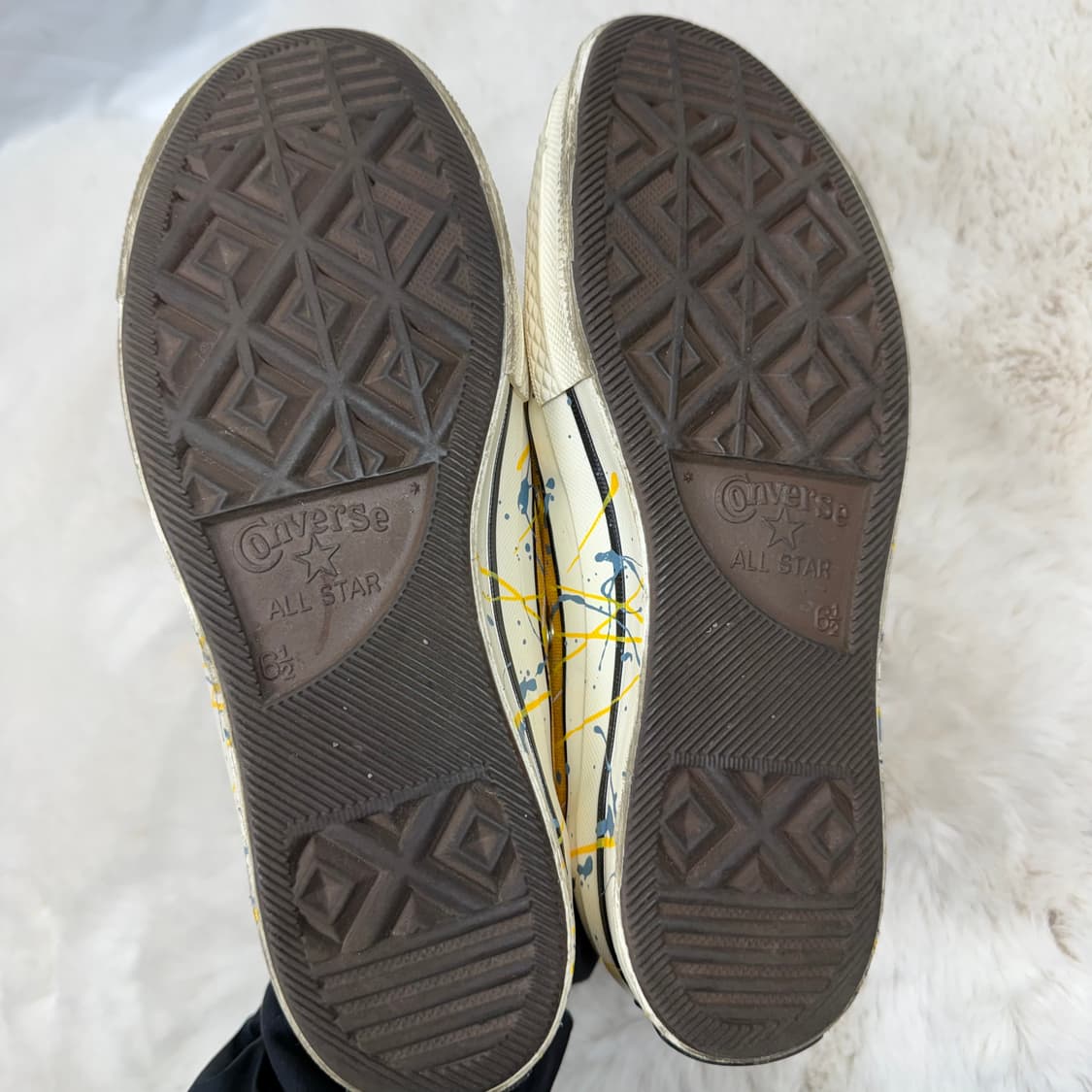 250) 컨버스 척 70 로우 페인트 스플래터 선플라워 골드 상품이미지7