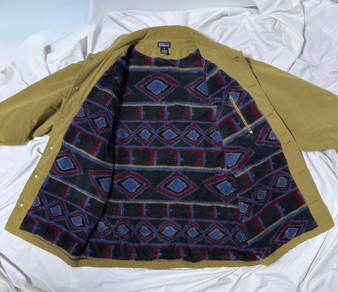 90s 파타고니아 누에보 레인지 코트 워크 자켓 불스아이 패턴 상품이미지3