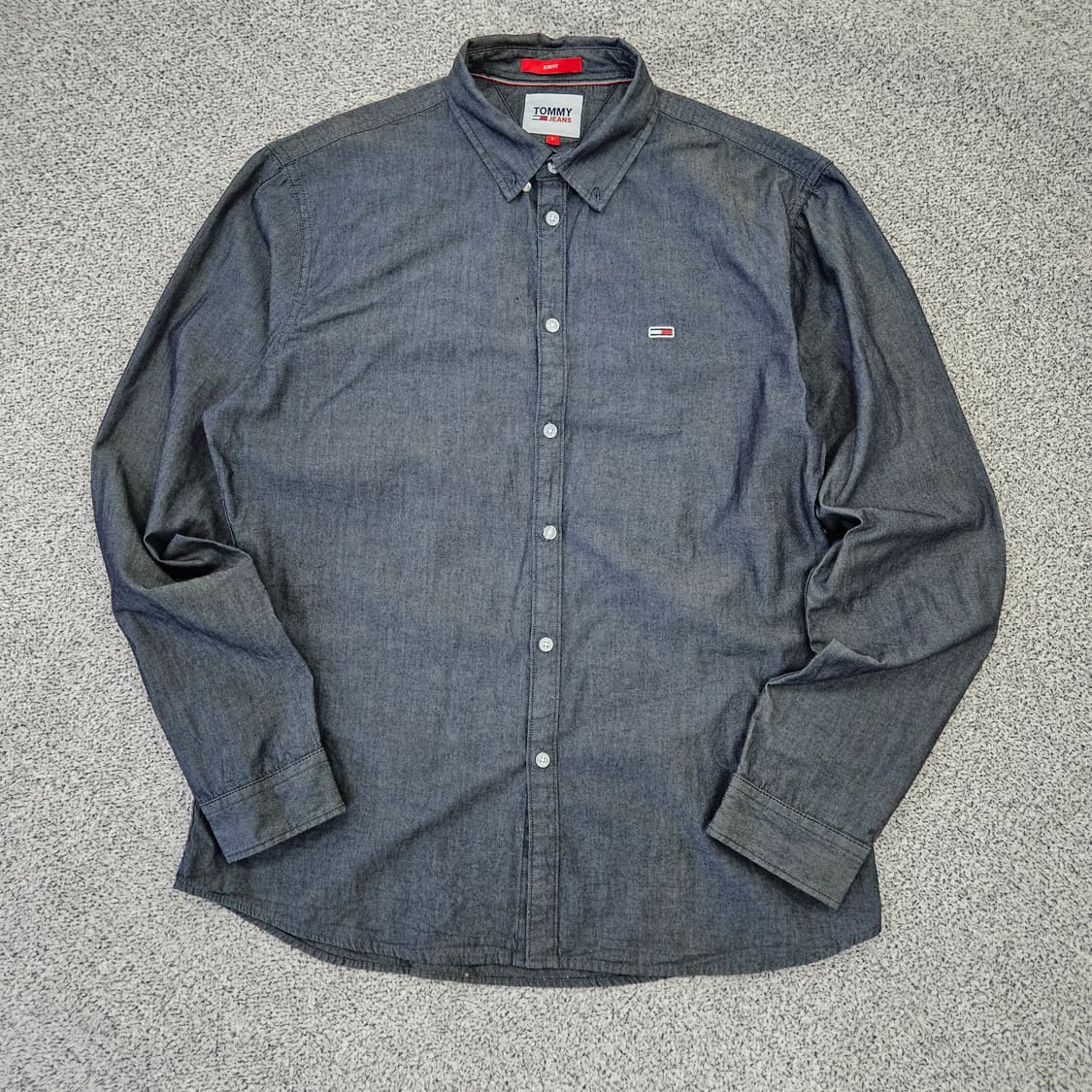 [L] 타미진스 슬림핏 옥스퍼드 긴팔셔츠 0102YH1 상품이미지2