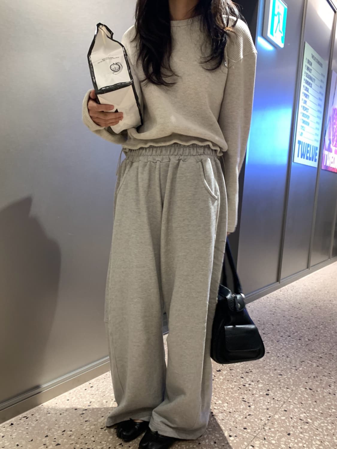 급처)언더슨 애플팬츠 그레이 새상품 상품이미지2