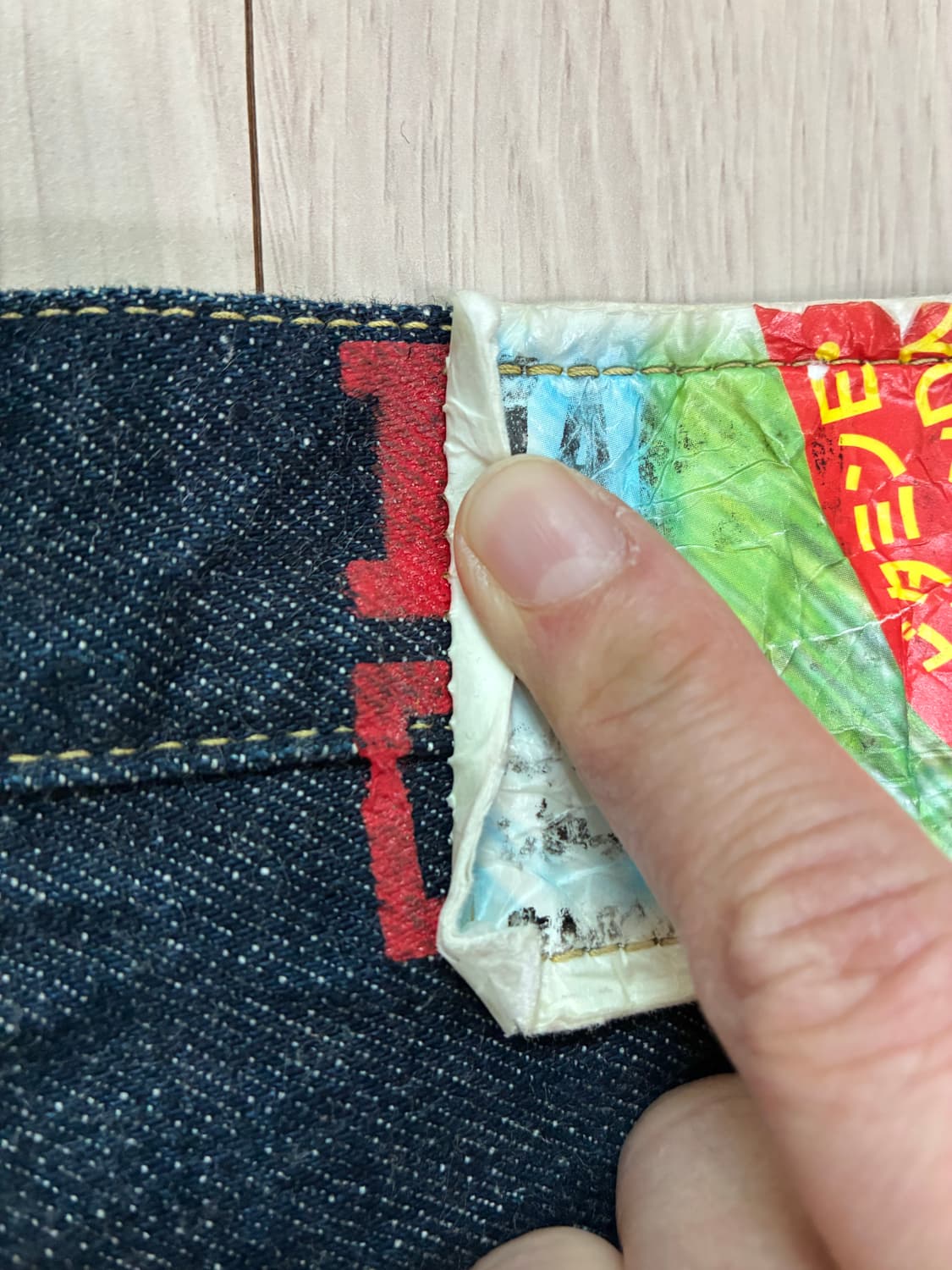 [초희귀 아카이브] Kapital 초기 모델 데님 쇼츠 (26인치 / K 상품이미지3