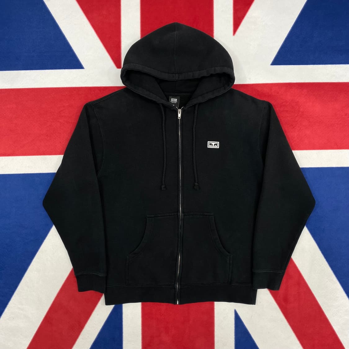 OBEY 후드집업 M 실측 L 상품이미지4