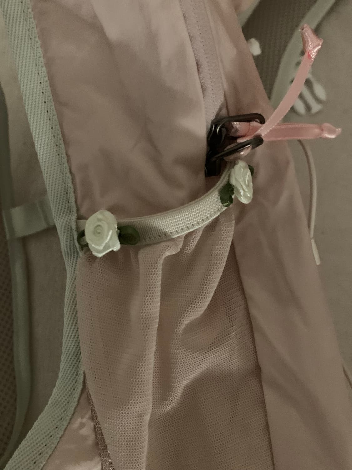 새상품 스컬프터 발레리나 핑크 나일론 백팩 상품이미지3